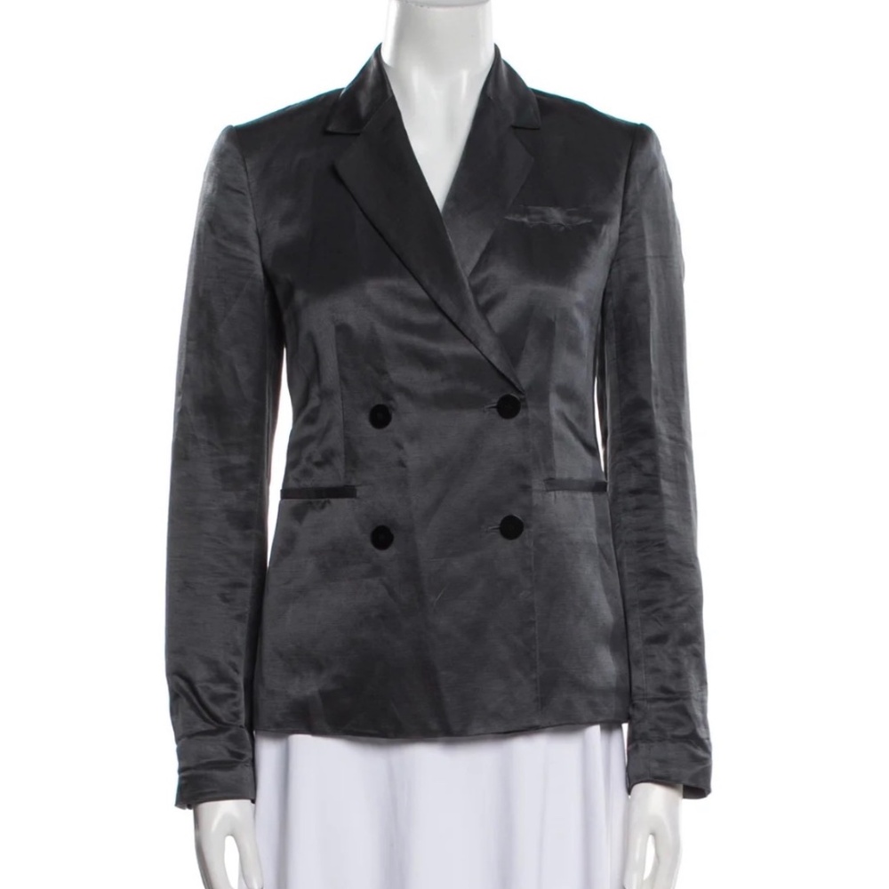 Theory Linen Blazer size 0, Blue